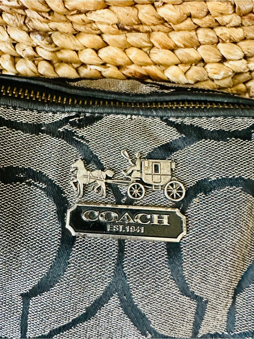 Coach Madison Sequin Op Art Sophia Satchel